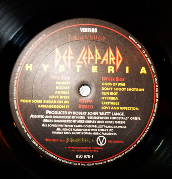 Def Leppard. Hysteria - Bild 2